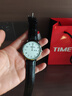 時光一百（TIME100）手表男學生考試腕表靜音精準日歷簡約皮帶瑞士品質(zhì)七夕石英表男表 曬單實拍圖