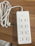 飛利浦（PHILIPS）新國標(biāo)安全插座 8位總控開關(guān) 1.8米 兒童保護(hù)門 插線板/插排/排插/接線板/拖線板2184WA 曬單實(shí)拍圖