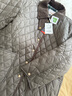 ELAND衣戀棉服女菱格紋燈芯絨領(lǐng)保暖外套25冬新款 軍綠色(49)Khaki S 160 曬單實(shí)拍圖