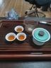 言藝旅行茶具戶外便攜式教師節(jié)父親節(jié)送禮圓途蒂芙尼藍(lán)快客杯一壺三杯 曬單實(shí)拍圖