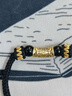 中國黃金（CHINA GOLD）黃金手鏈男女款足金饕餮圖騰轉(zhuǎn)運(yùn)珠手繩情人節(jié)生日禮物送男友女友 饕餮圖騰手繩【黑繩】約0.3g+品牌禮盒 曬單實(shí)拍圖