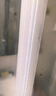 美納美淋浴房擋水條浴室門防水膠條F吸條無框窗h玻璃門密封條U防撞特厚 特厚款U型-適用12mm玻璃5米裝 曬單實(shí)拍圖