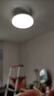 惠普普瑞護眼LED隱形扇葉餐廳遙控調(diào)光一體吊扇風(fēng)扇燈中山燈具包安裝 曬單實拍圖