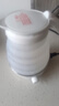 捷行便攜式燒水壺家用旅行出差恒溫保溫一體折疊電熱水壺開水煮水壺全自動斷電小型學生宿舍食品級硅膠 0.8L 【熱銷款】嬰兒級硅膠材質(zhì) 曬單實拍圖
