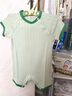 papa爬爬QQ棉夏季嬰兒衣服男女寶連體衣爬服透氣彈力親膚 淺綠 80cm 曬單實拍圖