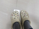 crocs卡駱馳檀健次同款洞洞鞋男沙灘鞋|10001 骨白色-2Y2 37/38(230mm) 曬單實拍圖