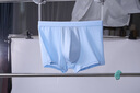 帕蘭朵【透氣貼膚】冰絲涼感男士內(nèi)褲男3條裝10A級抑菌夏季平角短褲 藍(lán)色+黑色+深藍(lán) 3條 XL 【適合110-130斤】 曬單實(shí)拍圖