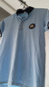 校服夏季小學(xué)生短袖polo衫初中高中班服運動(dòng)服男女幼兒童園服半袖 004藍色短袖黑領(lǐng) 160 曬單實(shí)拍圖