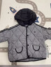 富羅迷（follow me）兒童羽絨服男小童裝短款韓版洋氣冬裝兒童羽絨服男童1-3-6-8歲 黑白格 90 默認尺碼2 曬單實拍圖