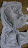 華歌爾藍(lán)標(biāo)內(nèi)衣女薄款蕾絲內(nèi)衣女透氣包容全罩杯大胸顯小文胸罩WB8442 深灰青 80D 曬單實拍圖