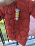 巴拉巴拉童裝嬰兒連體羽絨服輕薄羽絨服寶寶衣服2025冬裝抱衣爬服男童女童 紅色糖葫蘆-白鴨絨 66 cm-充絨量33g 曬單實(shí)拍圖