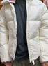 森馬（Semir）羽絨服女冬90絨子短款三防花苞帽25高蓬防風連帽外套109725113028 曬單實拍圖