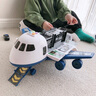 颯望德國玩具飛機兒童益智多功能耐摔合金模型音樂(lè )軌道車(chē)仿真客機 收納款【6輛合金車(chē)+11件路標】 曬單實(shí)拍圖