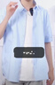 哈吉斯（HAZZYS）男裝 2025夏季休閑小狗Logo牛津紡寬松短袖襯衫男ATCZK1CBX99 曬單實(shí)拍圖