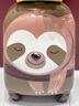 新秀麗（Samsonite）行李箱16英寸拉桿箱灰棕色樹(shù)懶兒童旅行箱包U22拉鏈箱登機箱 曬單實(shí)拍圖