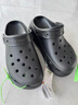 卡駱馳（crocs）經(jīng)典泡芙Clog男女一腳蹬懶人沙灘鞋 CR207521-001 37 曬單實拍圖