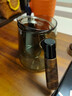 暮云側(cè)把茶壺加厚玻璃茶杯茶具套裝禮物泡茶壺耐高溫家用大容量 600ml單壺【煙灰款】 曬單實(shí)拍圖
