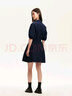 VEROMODA連衣裙女2025夏季新款松緊腰純色運(yùn)動(dòng)風(fēng)連衣裙百搭減齡 海藍(lán)色 L 曬單實(shí)拍圖
