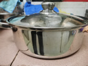 Debo德鉑湯鍋304不銹鋼湯鍋湯煲奶鍋煮面無涂層燃?xì)庠铍姶艩t通用 湯鍋 28cm 4.5L 曬單實(shí)拍圖