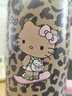 野獸派家居（tbh）三麗鷗HelloKitty巨無霸保溫杯吸管隨行杯不銹鋼保冷水杯七夕禮物 巨無霸保溫杯 經(jīng)典豹紋 1200ml (含mini收納包掛件) 曬單實拍圖
