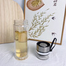 RICH YOUR HOME德國品質(zhì)茶水分離杯玻璃杯雙層加厚便攜耐高溫男士泡茶杯耐熱水杯 鋼本色420ml[雙層隔熱-茶水分離] 曬單實(shí)拍圖