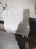 柏屋舞苑舞蹈服短袖練功服男生圓領(lǐng)黑色t恤緊身藝考基訓服上衣 白色（人棉） 185 曬單實(shí)拍圖