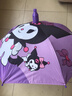 超級京神庫洛米兒童雨傘新款公主小學(xué)生幼兒園耐用晴雨兩用全自動小孩雨傘 中號（黑膠）庫洛米A款 曬單實拍圖