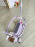 babycare兒童滑板車1-3-6歲多功能遛娃神器 黎空紫+車籃 曬單實(shí)拍圖