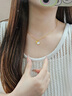 中國黃金CHINA GOLD三生有杏黃金項鏈女足金一貝子吊墜七夕情人節(jié)禮物送女友老婆生日 京速達(dá)-足金幸運有你吊墜+贈S925鏈 曬單實拍圖