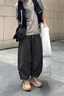 JEEP吉普褲子夏季男戶(hù)外運動(dòng)寬松闊腿休閑褲男士防風(fēng)耐磨束口沖鋒長(cháng)褲 P53S934040卡其 2XL（185-190cm/170-190斤） 曬單實(shí)拍圖
