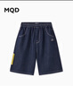 馬騎頓（MQD）男大童夏季新品學(xué)院風(fēng)休閑百搭撞色牛仔五分褲 曬單實(shí)拍圖