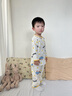 巴帝巴帝秋季新款純棉嬰幼兒童家居服套裝男女同款空調服 波點(diǎn)鴨 100 曬單實(shí)拍圖