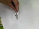 戴思妮奧地利菱形水晶點(diǎn)綴半開(kāi)手鏈送女友生日禮物手環(huán)優(yōu)雅精致時(shí)尚手飾銀色【施華洛世奇水晶】 曬單實(shí)拍圖