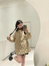 波司登25年輕薄羽絨服女短款90絨巴恩風翻領(lǐng)夾克外套B250135334 曬單實拍圖
