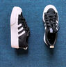 adidas NIZZA PLATFORM厚底增高運動帆布鞋男女阿迪達(dá)斯三葉草   白   37 曬單實拍圖