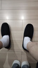 布舍元傳統(tǒng)布鞋男士千層底布鞋黑色棉布鞋一腳蹬平底懶人鞋老北京布鞋男 黑底布鞋7707 46 曬單實拍圖
