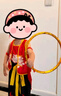 古妮婭哪吒衣服套裝演出服 魔童降世同款表演演出服 哪咤服套裝（九件套） 100 （全套道具） 曬單實拍圖