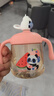 貝親兒童牛奶杯1-3歲寶寶喝水喝奶PPSU直飲奶瓶雙吸管水杯 粉色330mL 曬單實拍圖