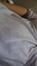 雪茜曼女士睡衣女月子服春夏孕婦帶胸墊可哺乳可外穿透氣不悶熱家居服 曬單實拍圖