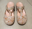維布倫防滑包頭洞洞鞋女夏季厚底軟底孕婦護士瑪麗珍舒適果凍鞋女款 6032石頭記土豪金 39 曬單實(shí)拍圖