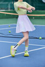 小豬彼特女童網(wǎng)球裙夏季2025新款兒童運動裙褲羽毛球大童速干百褶半身短裙 6137紫色 【防走光內(nèi)襯】 170 cm 曬單實拍圖