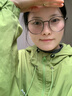 愛唯思 IWAYS近視眼鏡女可配度數(shù)散光防藍(lán)光超輕透灰色眼鏡框鏡架變色素顏大臉 椰子灰 0度防藍(lán)光（可試戴） 京倉發(fā)貨 曬單實(shí)拍圖