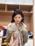 viney披肩女春夏季圍脖高檔仿羊絨斗篷外搭實用品牌生日禮物送女友老婆 青鳥藍(lán) 時尚高級感披風(fēng)毛毯送媽媽 曬單實拍圖