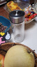 希諾（HEENOOR）雙層玻璃杯男家用商務(wù)辦公泡茶杯子過(guò)濾車(chē)載水杯XN-9302 345mL 曬單實(shí)拍圖