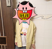 嘟嘟家男童開衫學(xué)院風(fēng)秋裝寶寶毛衣洋氣兒童外套秋款女童童裝潮 黃色100 曬單實拍圖