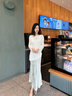 香影吊帶連衣裙兩件套女2025夏秋新款針織罩衫長裙輕熟風(fēng)氣質(zhì)套裝 軍綠 S 155/80A/85-95斤 曬單實(shí)拍圖