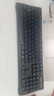 雙飛燕（A4TECH）WKG-1000無線鍵鼠套裝 臺式電腦筆記本外接辦公打字薄膜鍵盤鼠標(biāo)套裝無線便攜 黑色 曬單實(shí)拍圖