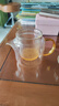 全度（Quandu）玻璃茶壺耐熱玻璃泡茶壺帶過(guò)濾內(nèi)膽彩把花茶壺煮茶壺煮茶器加厚 黃把神奇壺 曬單實(shí)拍圖