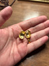 初逅金色耳飾復(fù)古耳環(huán)飾品女士簡(jiǎn)約磨砂耳釘純銀針圓啞光拉絲高級(jí)感 啞光拉絲耳釘+展示禮盒 曬單實(shí)拍圖