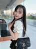 CinvaiKrose輕奢包包女包2025年新款女士斜挎包單肩鏈條包生日七夕情人節(jié)禮物 黑色Black【小號】送女友老婆走心 曬單實拍圖